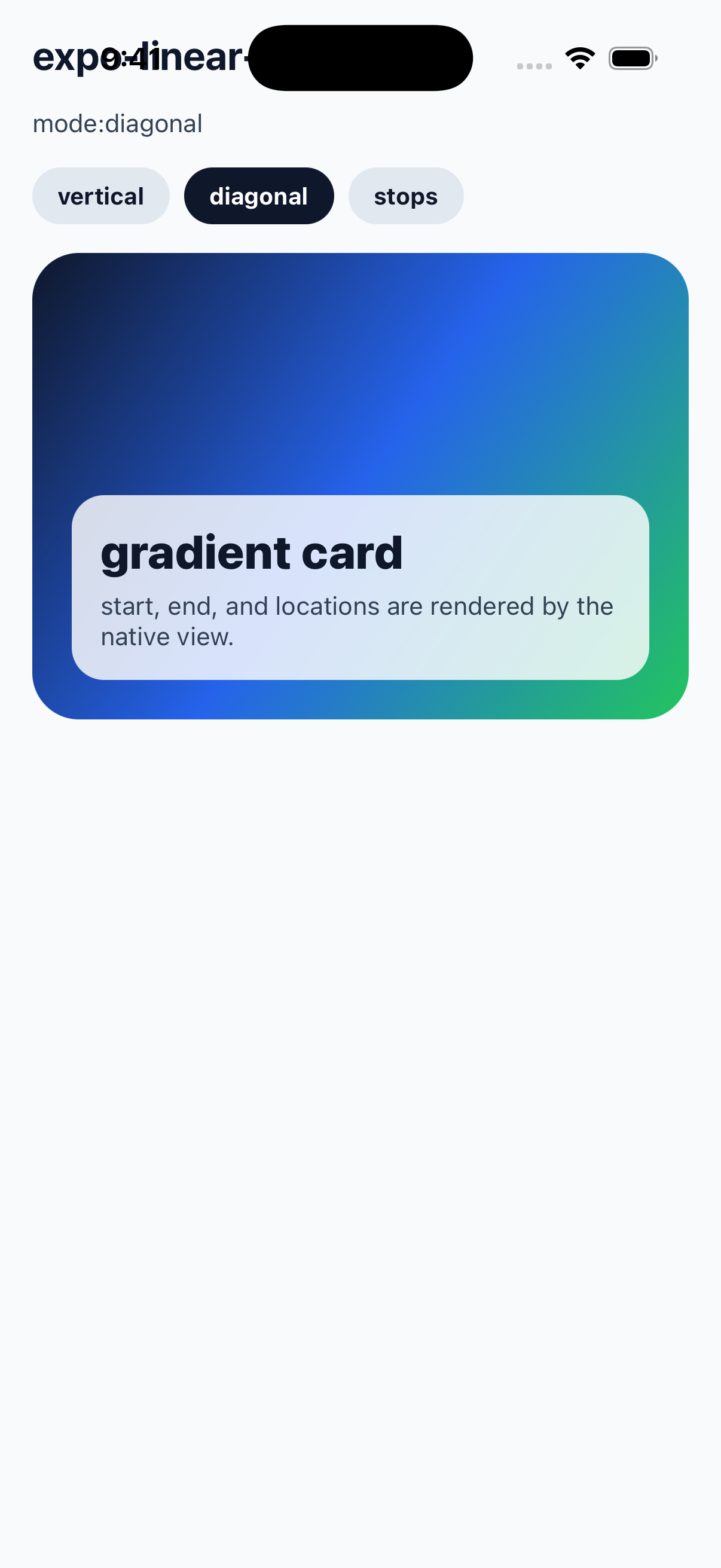 expo-linear-gradient ios